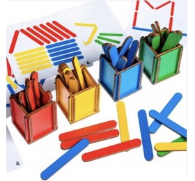 Сортер "Цветные стаканчики", SmileDecor, арт. П721