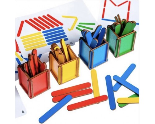 Сортер "Цветные стаканчики", SmileDecor, арт. П721