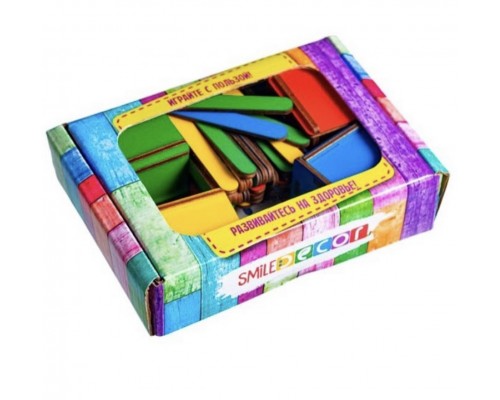 Сортер "Цветные стаканчики", SmileDecor, арт. П721