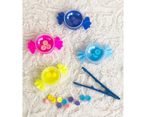 Развивающий набор «Сортер по цветам – 4 конфетки», IQ-zabiaka, арт. 4440636