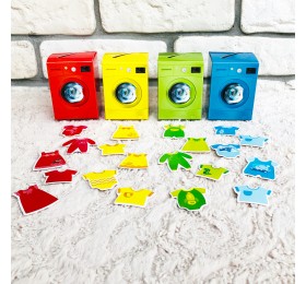 Сортер-копилка «Цветная стирка», IQ-ZABIAKA, арт. 3979100