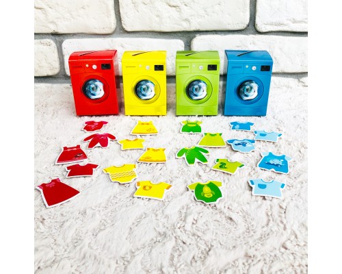 Сортер-копилка «Цветная стирка», IQ-ZABIAKA, арт. 3979100