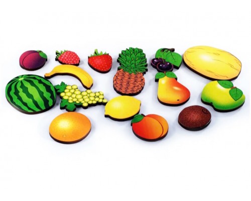 Вкладыши «Фрукты», Нескучные игры, арт. 7988