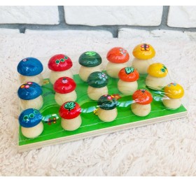 Набор «Грибочки на полянке» 15 штук, 1+