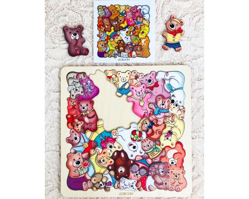 Пазл "Мишки" (Леобум)