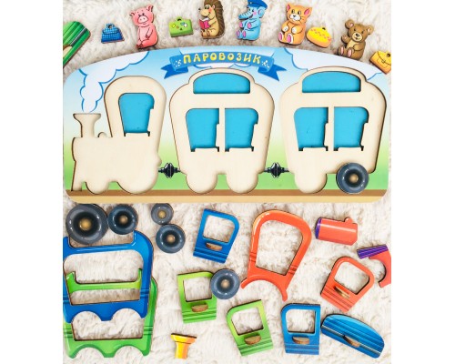 Пазл "Паровоз"