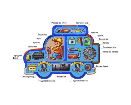 Пазл "Джип. Мечта мальчишек", Leoboom, арт. П1015