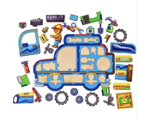 Пазл "Джип. Мечта мальчишек", Leoboom, арт. П1015