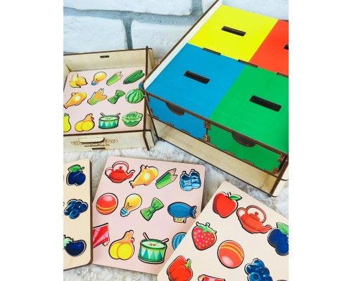 Комодик-плоский «Съедобное-несъедобное