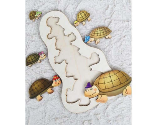 Пазл "Черепашки"