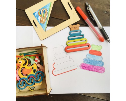 Линейки-трафареты, Детское ассорти