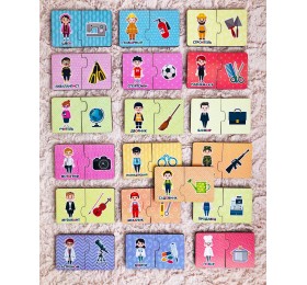 Пазл-набор «Профессии» (двойной)