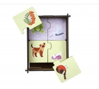 Пазл-набор «Кто что ест» (двойной)