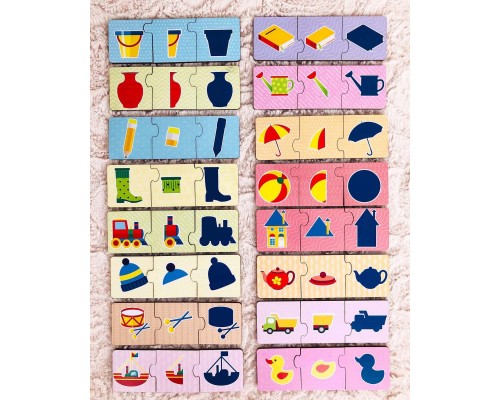 Пазл-набор «Целое и его части» (тройной)