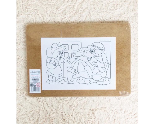 Деревянная игрушка-мозаика «Красная шапочка»