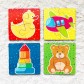Пазл для малышей "Игрушки", Woodlandtoys, арт. 099103