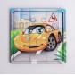Пазл в рамке «Машина» с рисунком на основе, 9 деталей, Smile Decor, арт. 4930532