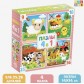 Набор пазлов 4 в 1 «Ферма» 9, 16, 25, 36 деталей, Puzzle Time, арт. 4613175