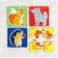Пазл для малышей "Дикие животные", Woodlandtoys, арт. 099102