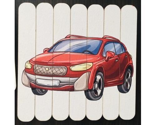 Пазлы из палочек "Транспорт", SmileDECOR, арт. П224