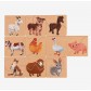 Картинки-половинки Домашние животные Разрезные картинки 10 штук
