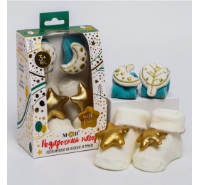 Подарочный набор "Носочки и браслетики на ручки с погремушкой", арт. 5037028