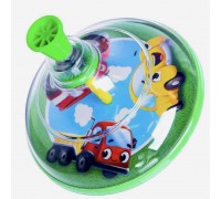 Юла прозрачная «Машинки», цвет МИКС