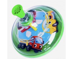 Юла прозрачная «Машинки», цвет МИКС