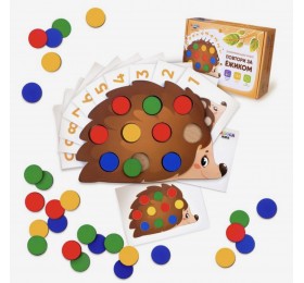 Развивающая игра-мозаика «Повтори за ежиком», арт. 4637231