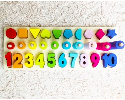 Геометрический сортер Цифры и счёт