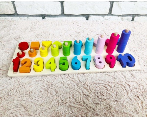 Геометрический сортер Цифры и счёт