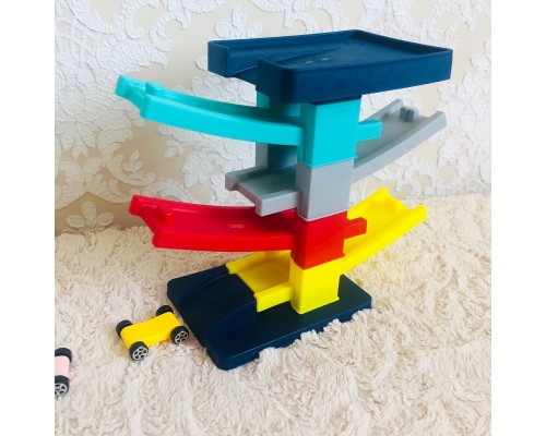 Детская игрушка авто-трек спуск с 4-мя машинками, арт. 7069560