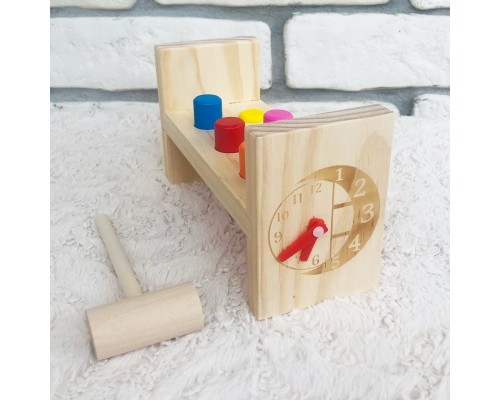 Деревянная стучалка «Колышки», арт. 6944532