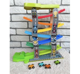 Игрушка «Спуск авто-трек с 4 машинками», арт. 664