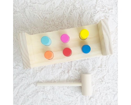 Деревянная стучалка «Колышки», арт. 6944532