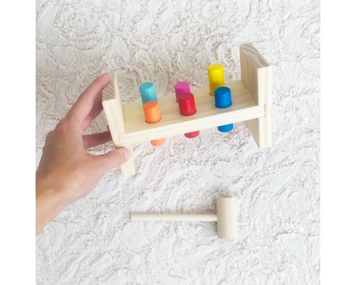 Деревянная стучалка «Колышки», арт. 6944532