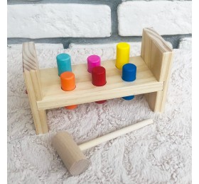 Деревянная стучалка «Колышки», арт. 6944532