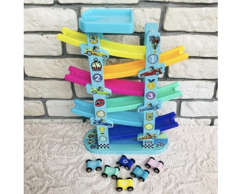 Игрушка авто трек «Спуск» 38 см (6 уровней)