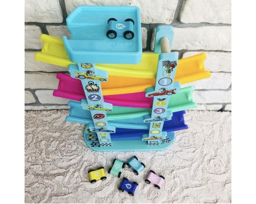 Игрушка авто трек «Спуск» 38 см (6 уровней)