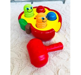 Стучалка «Червяки в яблоке», арт. 2682752