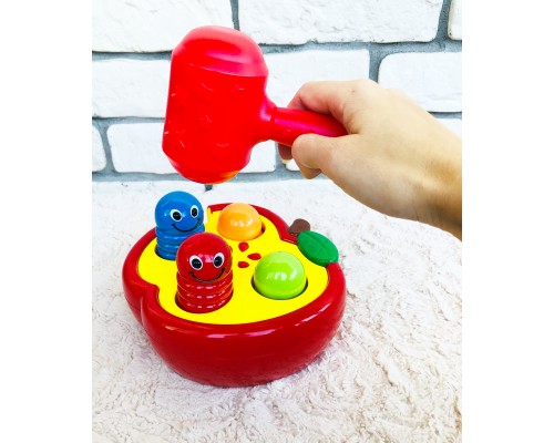 Стучалка «Червяки в яблоке», арт. 2682752