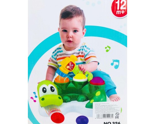 Игрушка стучалка с музыкальным молоточком, 326
