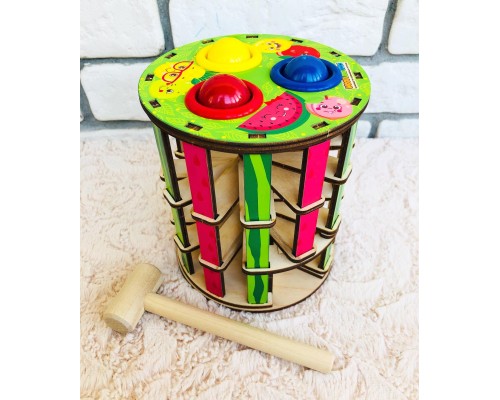 Стучалка башенка «Фрукты»