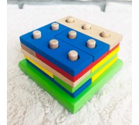 Игра-сортер логическая «Вертикальный тетрис»