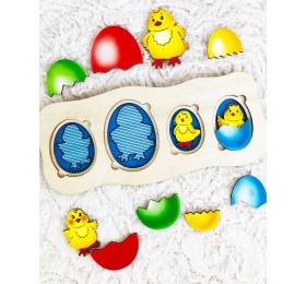 Рамки-вкладыши "Цыплята-ребята"