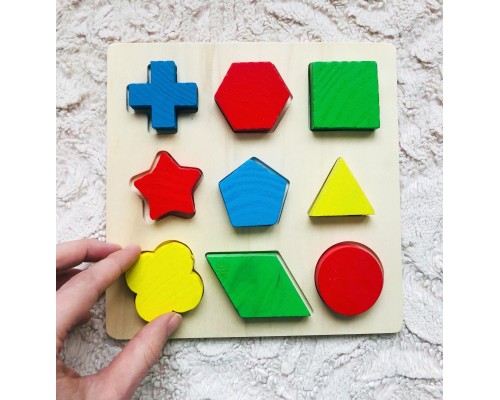 Вкладыши "Геометрические планшеты часть и целое"