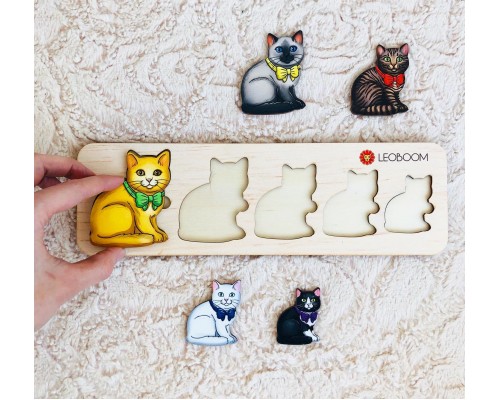 Вкладыши "Котята"