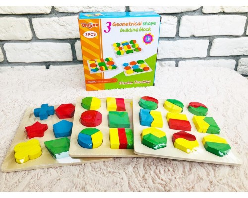 Вкладыши "Геометрические планшеты часть и целое"